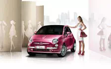 Car desktop wallpapers Fiat 500 Show Car for the birthday of Barbie - 2009
